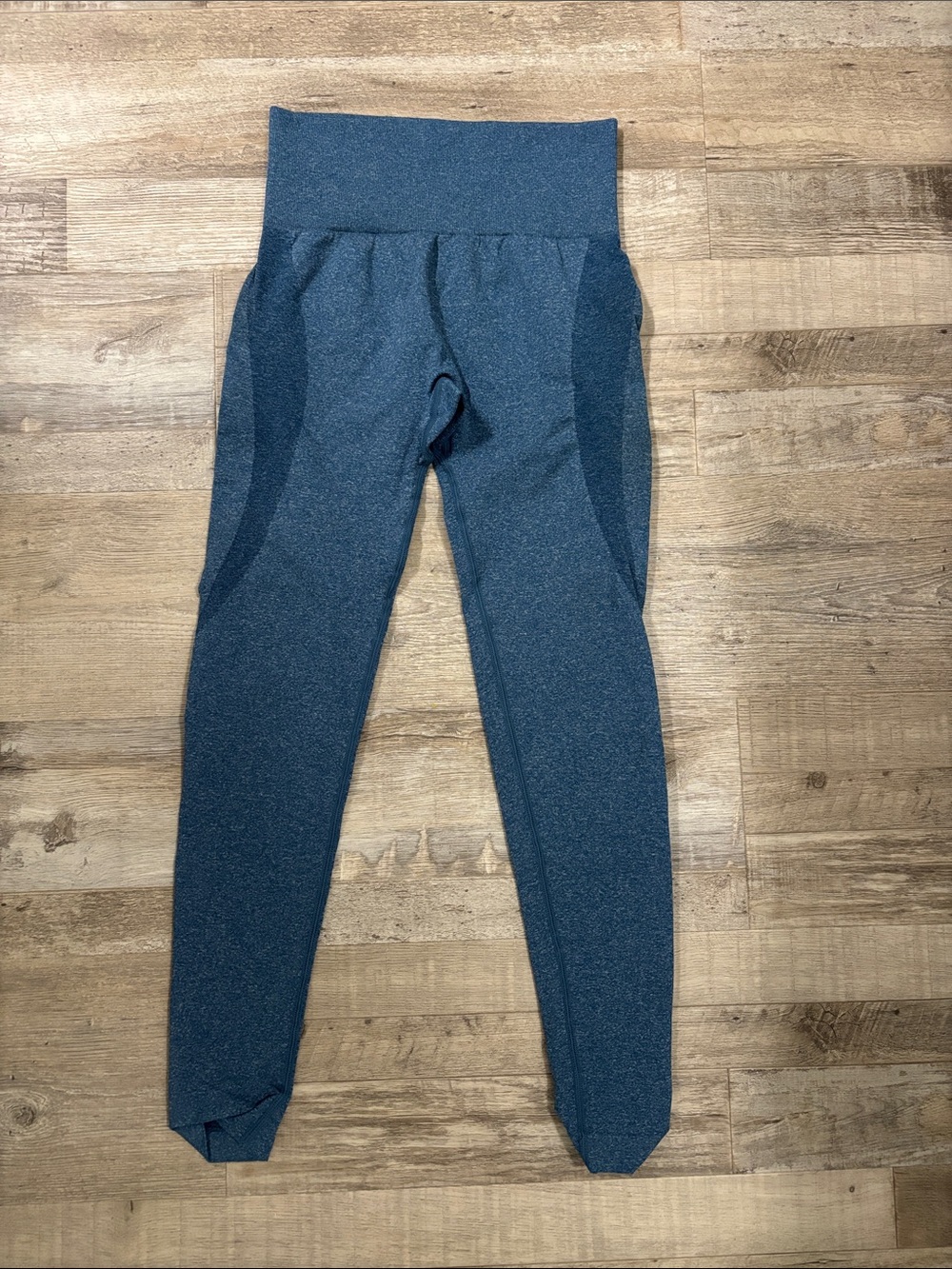 High-Waist Leggings - Blue